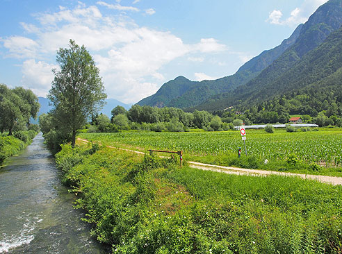 Bemalte Fassaden in Feltre