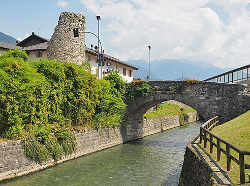 Bemalte Fassaden in Feltre