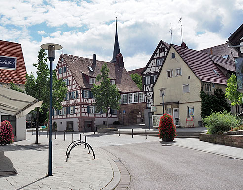 Raddrunde von Weil der Stadt entlang von Würm, Rankbach, Glems und Enz nach Mühlacker