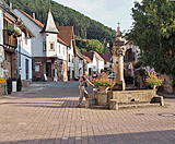 Brunnen im Ort Gamburg