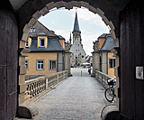 Blick auf den Marktplatz Weikersheim