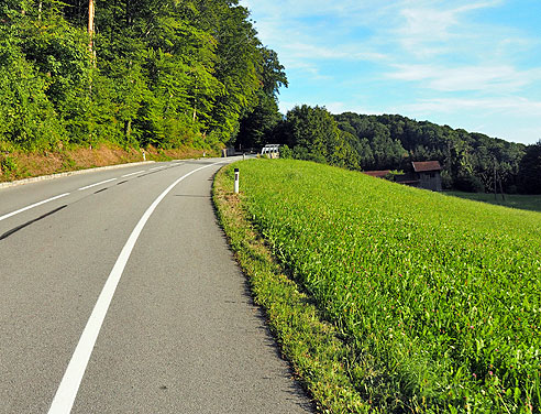 Steil bergauf nach Hadermarkt