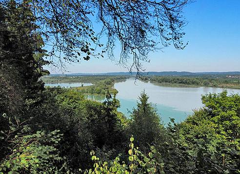 Blick auf die Inn-Salzachmündung