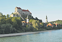Blick auf Burghausen