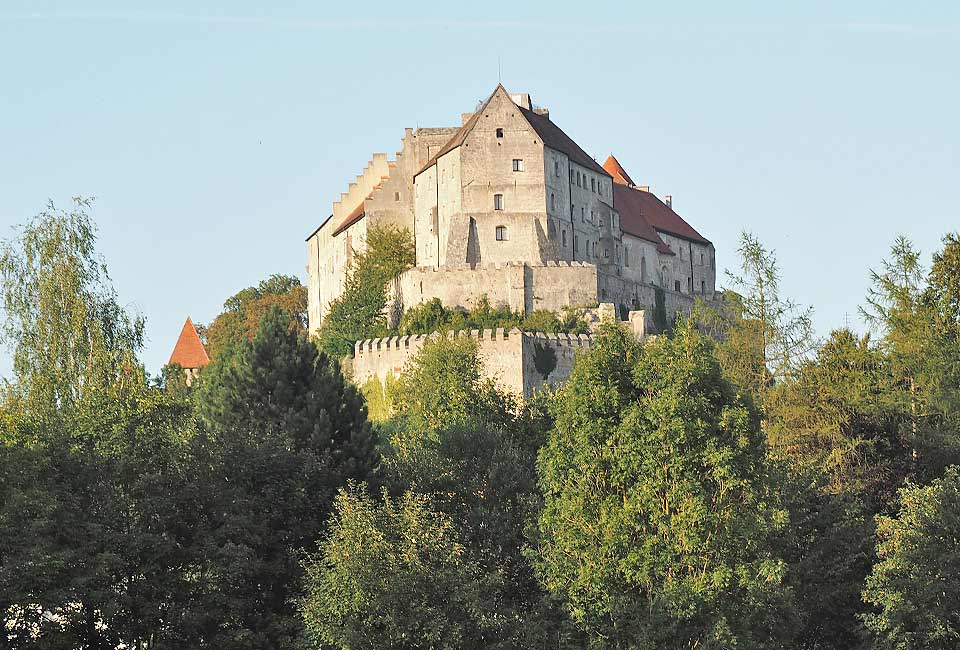 Blick auf die Hauptburg Burghausen