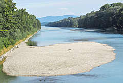 Blick auf die Salzach