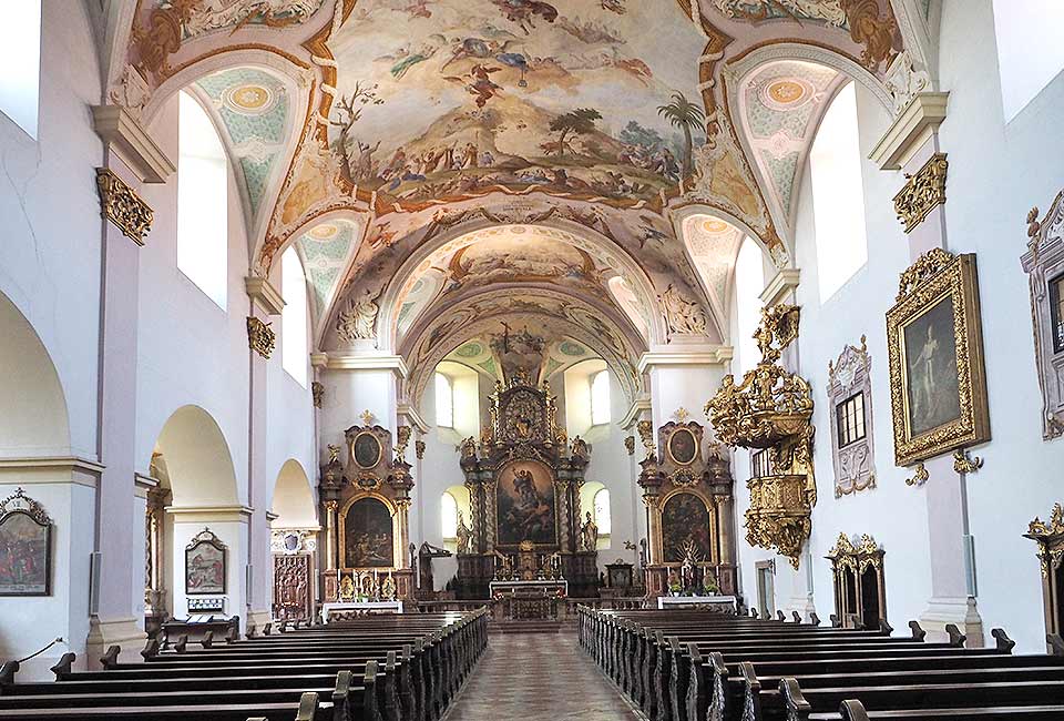 Barockes Kirchenschiff Stift Reichersberg