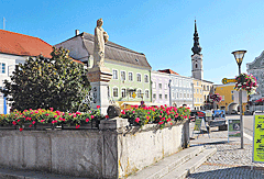 Marktplatz in Obernberg
