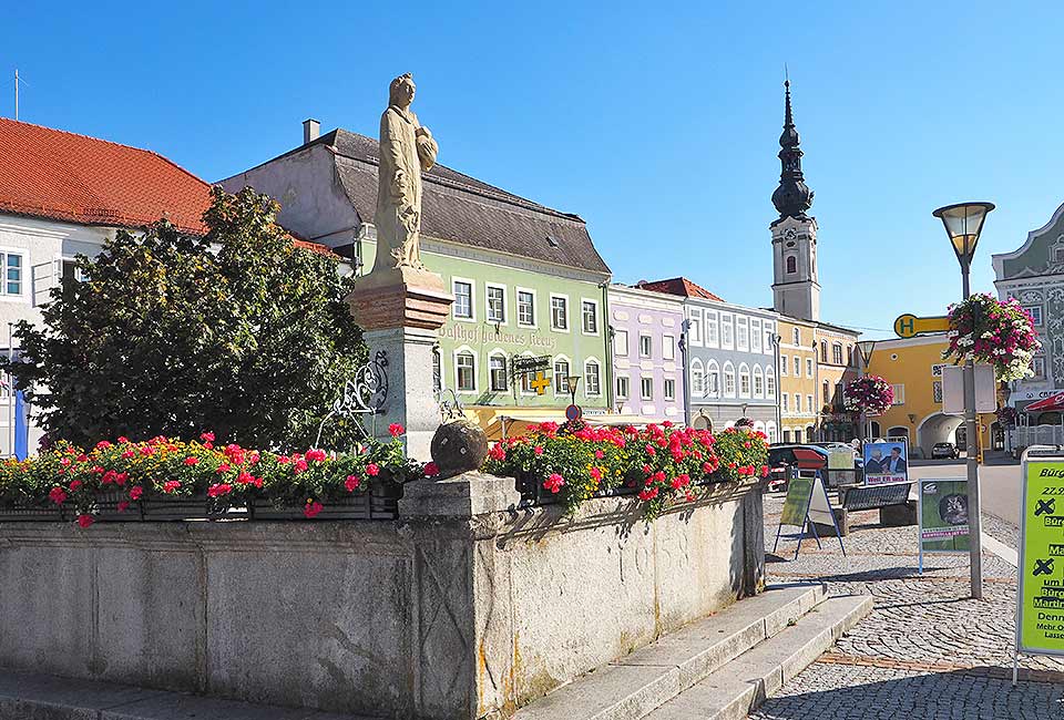 Marktplatz in Obernberg