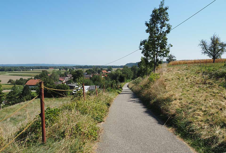 Beim Ort Überackern