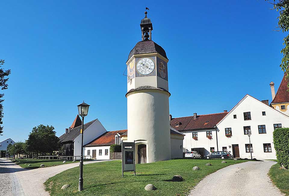 Uhrturm der Burg Burghausen