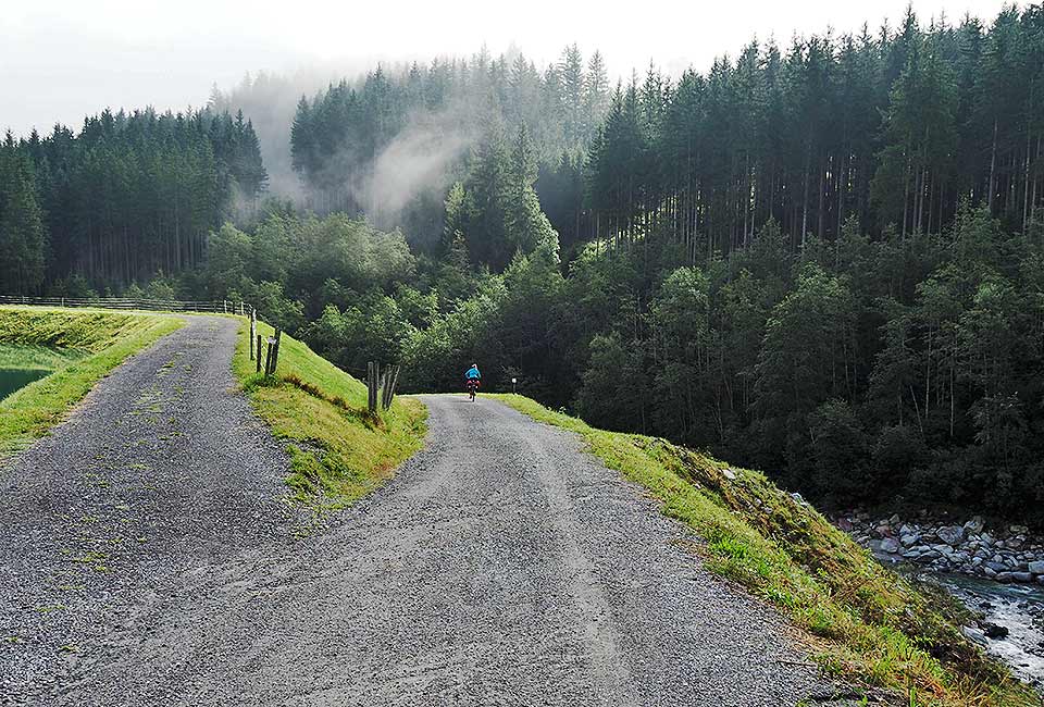 Radweg zur zur Krimmler Ache