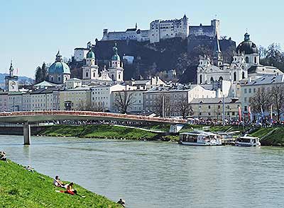 Blick auf Salzburg