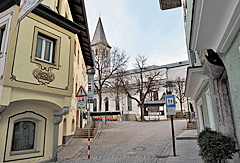 Kirchplatz in Saalfelden
