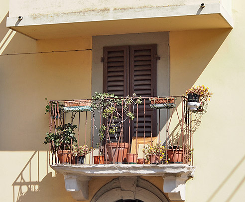 Schöne Villen und schöne Gärten