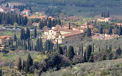 Schöne Villen und schöne Gärten