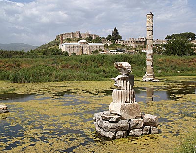 Radfahren in der Türkei: Artemistempel in Selcuk