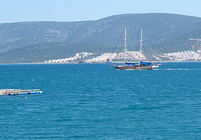 Radfahren in der Türkei: Die Flash 7 fährt parallel