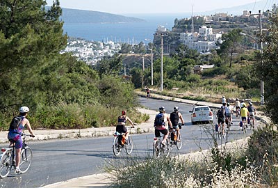 Radfahren in der Türkei: Abfahrt nach Bodrum