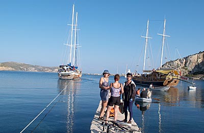 Radfahren in der Türkei: Am Ziel: unser Schiff wartet schon