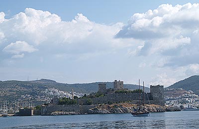 Radfahren in der Türkei: Am Hafen von Bodrum