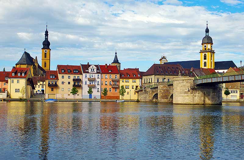 Radweg bei Kitzingen