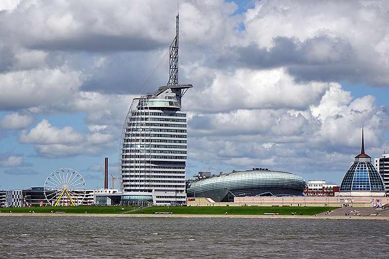 Bremerhaven mit seinen modernen Bauten und Museen