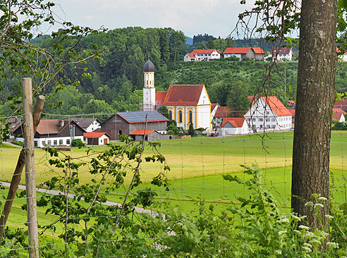 Blick auf Kinsau