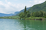 Kalterer See in Richtung Tramin