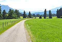 Radweg nach Füssen