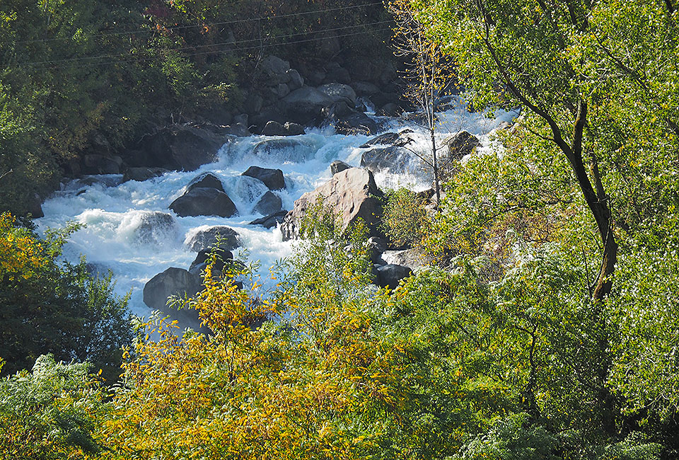 Kaskaden des Etschwasserfalls