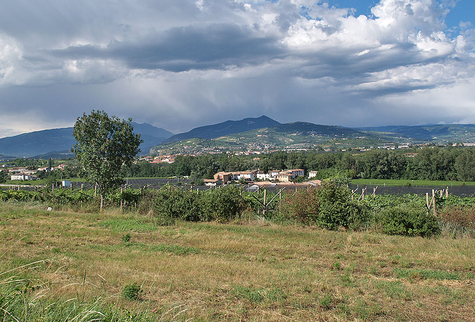 Blick auf die Berge