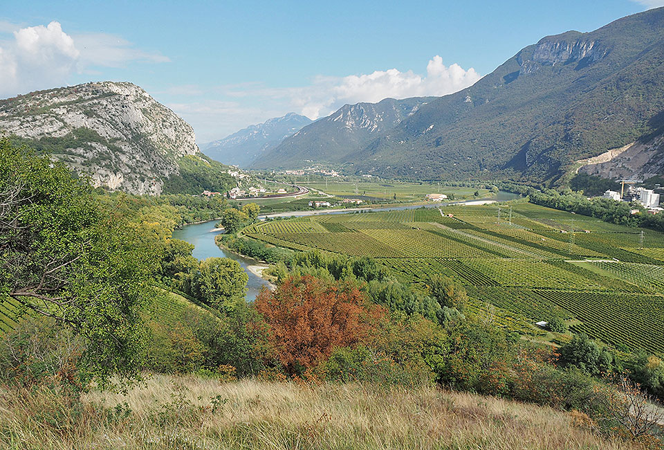 Blick zurück ins Etschtal