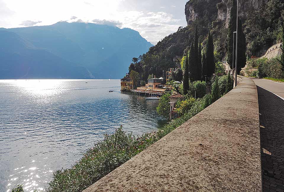 Ponaleradweg von Riva del Garda zum Ledrosee