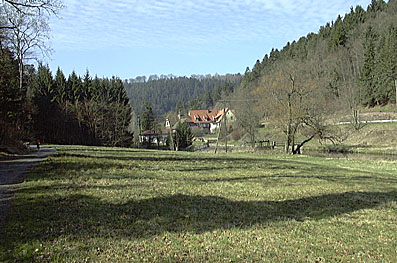 Beim Wasserwerk unterhalb von Tiefenbronn