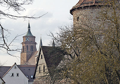 St. Peter und Paul und Stadtmauer Weil der Stadt