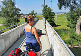 Radlerbrücke über die Werra