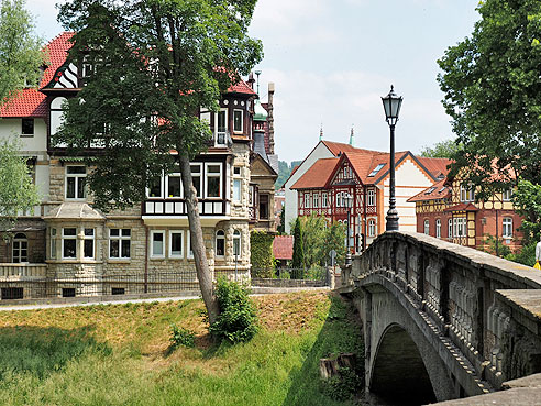 Blick auf Meiningen