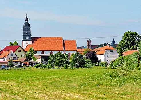 Blick auf Meiningen