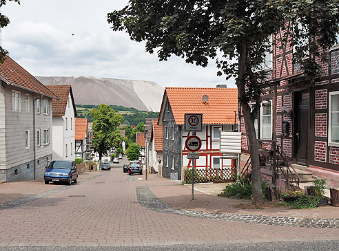  Werratalradweg: Aussicht auf den Monte Kali