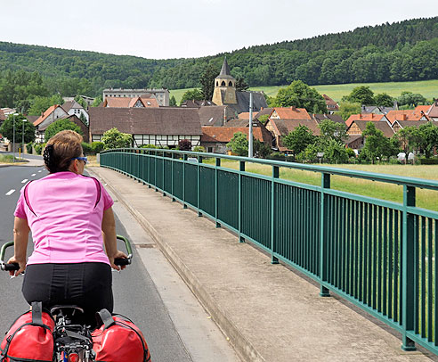 
Radweg bei Merkers