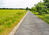 Entspannter Radweg