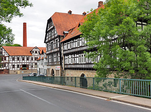 Radweg beim Bahnhof