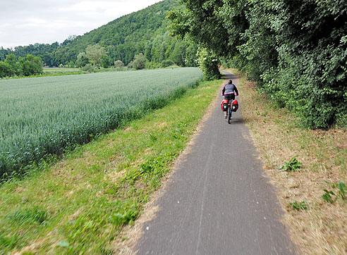 Radweg nach Kleinvach