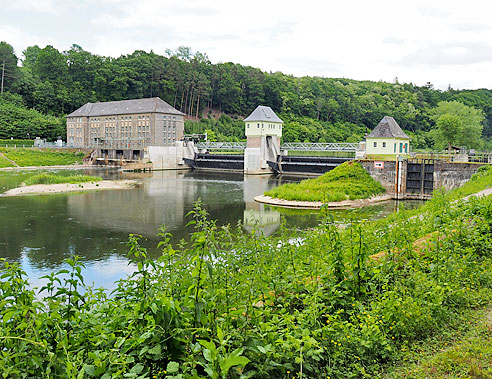 Stauwerk bei Laubach