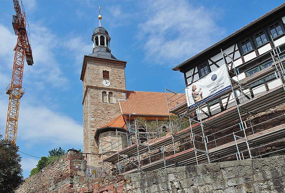 Kirchenburg in Walldorf