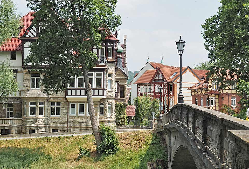 Blick auf Meiningen