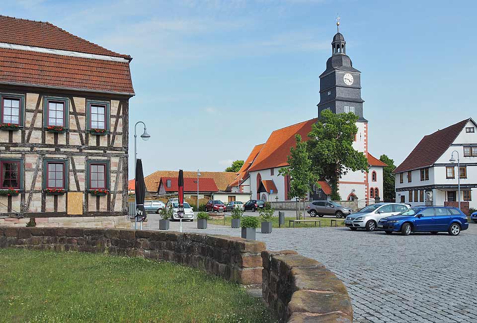 Ortsmitte in Breitungen Ortsmitte in Breitungen