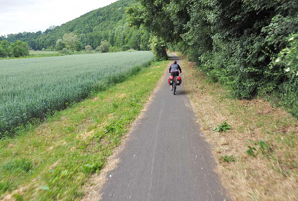 Radweg nach Kleinvach