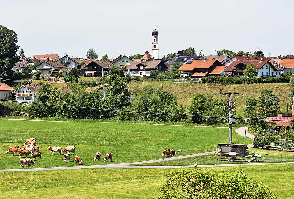 Blick auf Leuterschach